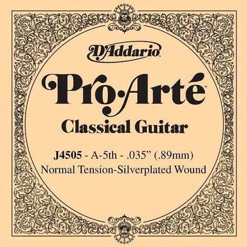 D'Addario J4505 Pro-Arte Пятая струна для классической гитары.
